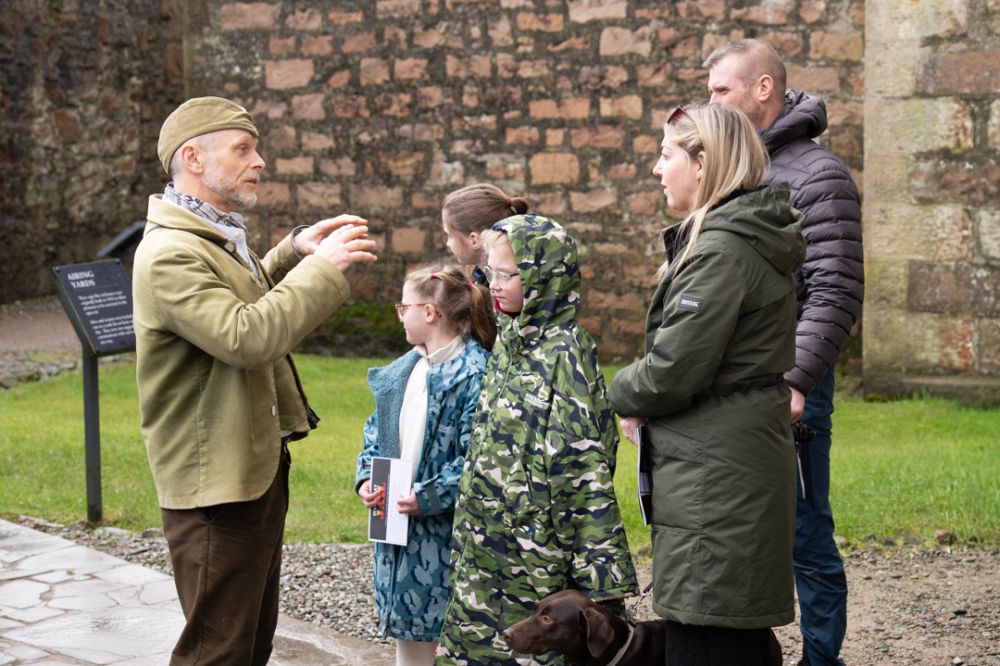 Meet costumed guides when visiting Inveraray Jail